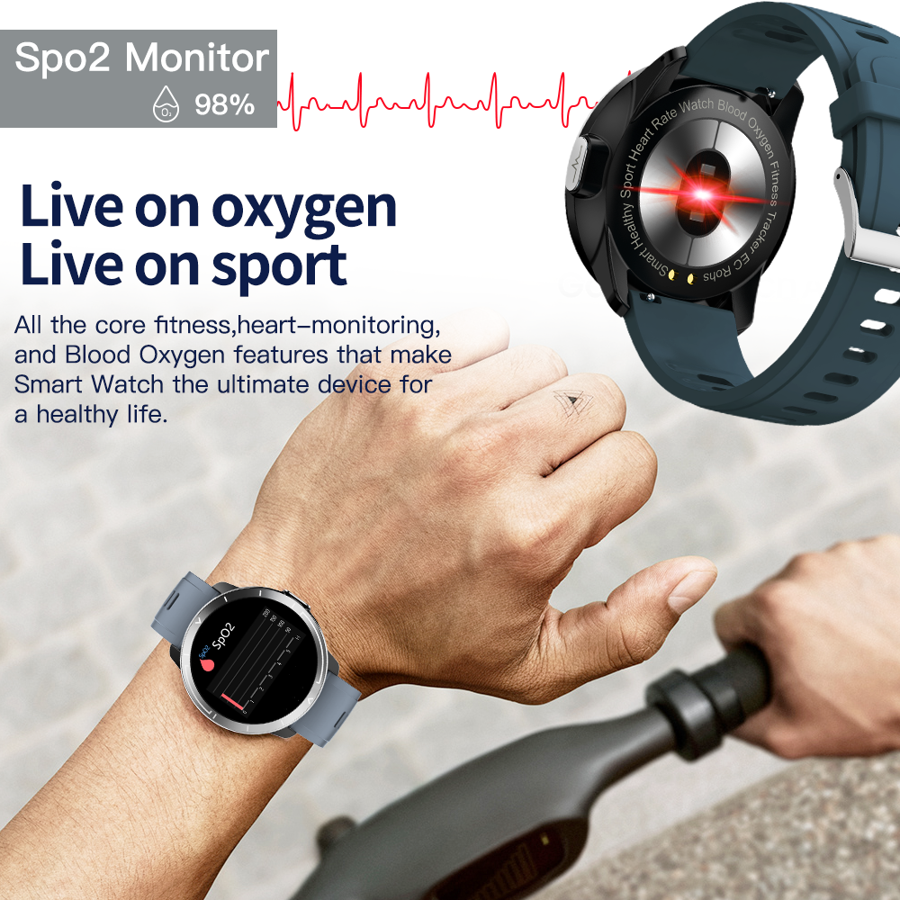 M18 Plus Smart Watch Body Temperature Smartwatch Ecg Ppg Smart health Bp Spo2 Monitoring Health watch