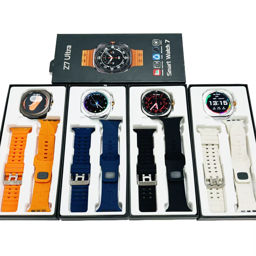 IP68 waterproof smartwatches compass 300mah battery RDFIT app dual watch bands alloy smart watch Z7 ultra