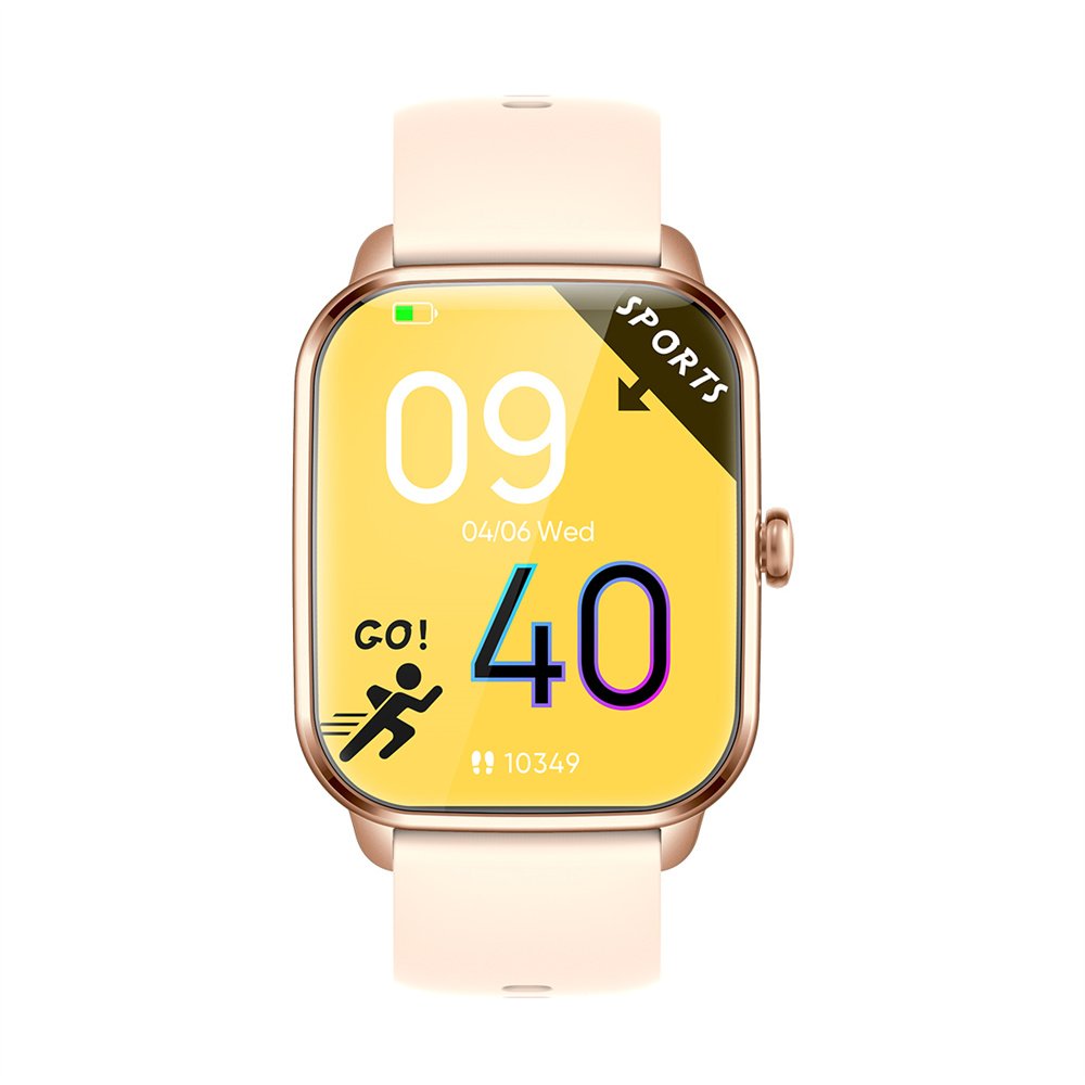 2023 New Ultra-thin bezel smart watch BT calling Encoder button Heart rate Blood pressure SPO2 ECG KT65