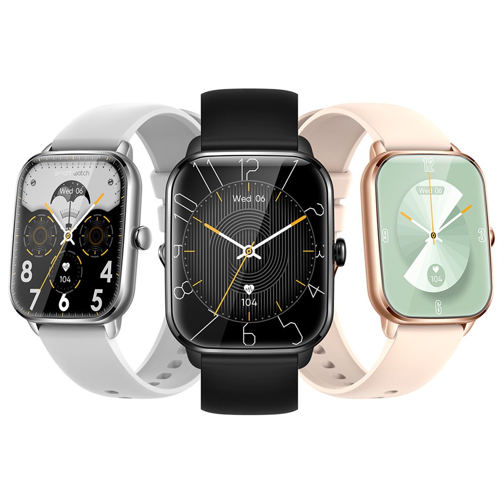 2023 New Ultra-thin bezel smart watch BT calling Encoder button Heart rate Blood pressure SPO2 ECG KT65