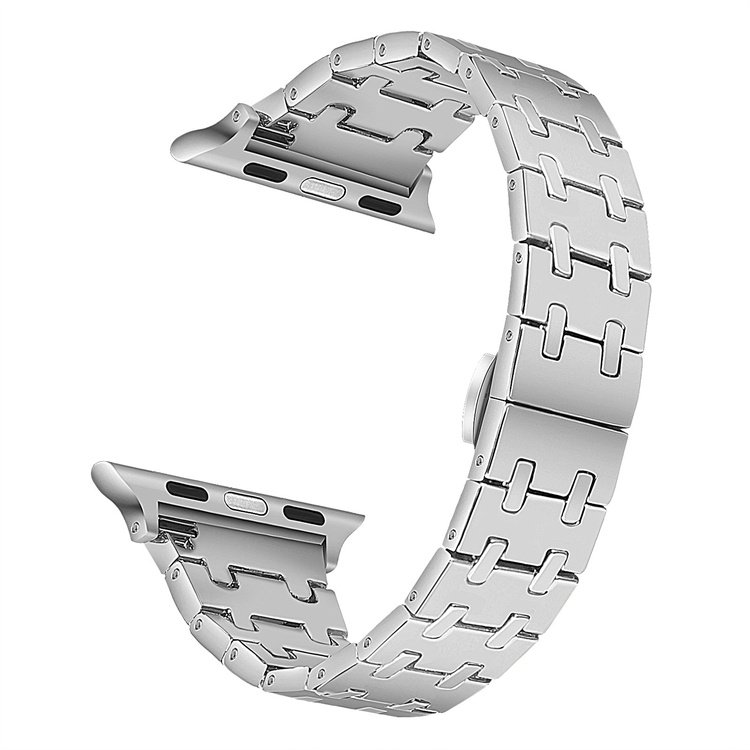 Business Luxury Smart Watch Wristband Stainless Steel Metal Watch Band For Smart Watch Series 8 38mm 45mm 49mm