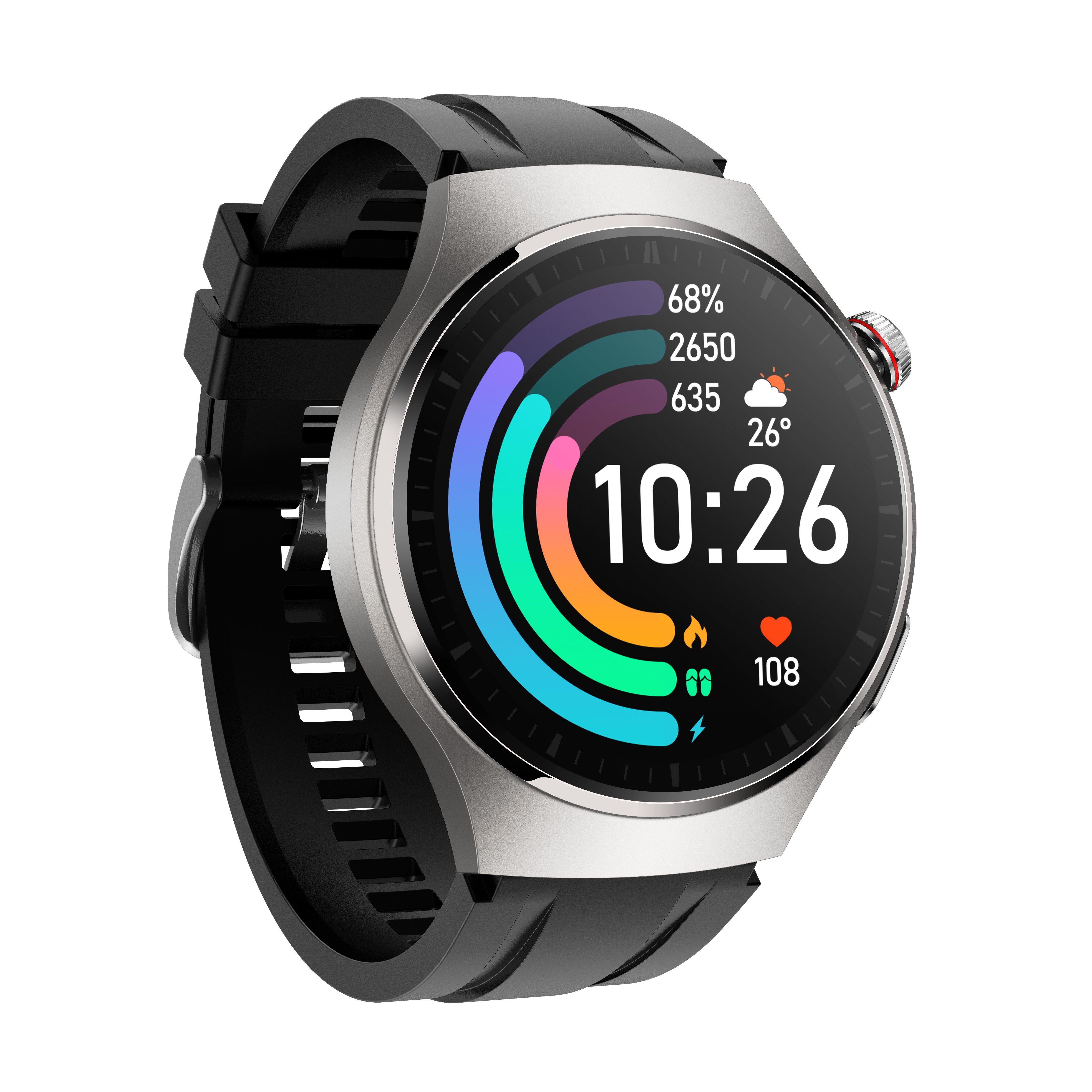 440Mah BT Calling Heart Rate Sleep Health Monitoring MT200 Smart Watch ECG+PPG Monitor Blood Oxygen Pressure Amoled SmartWatch