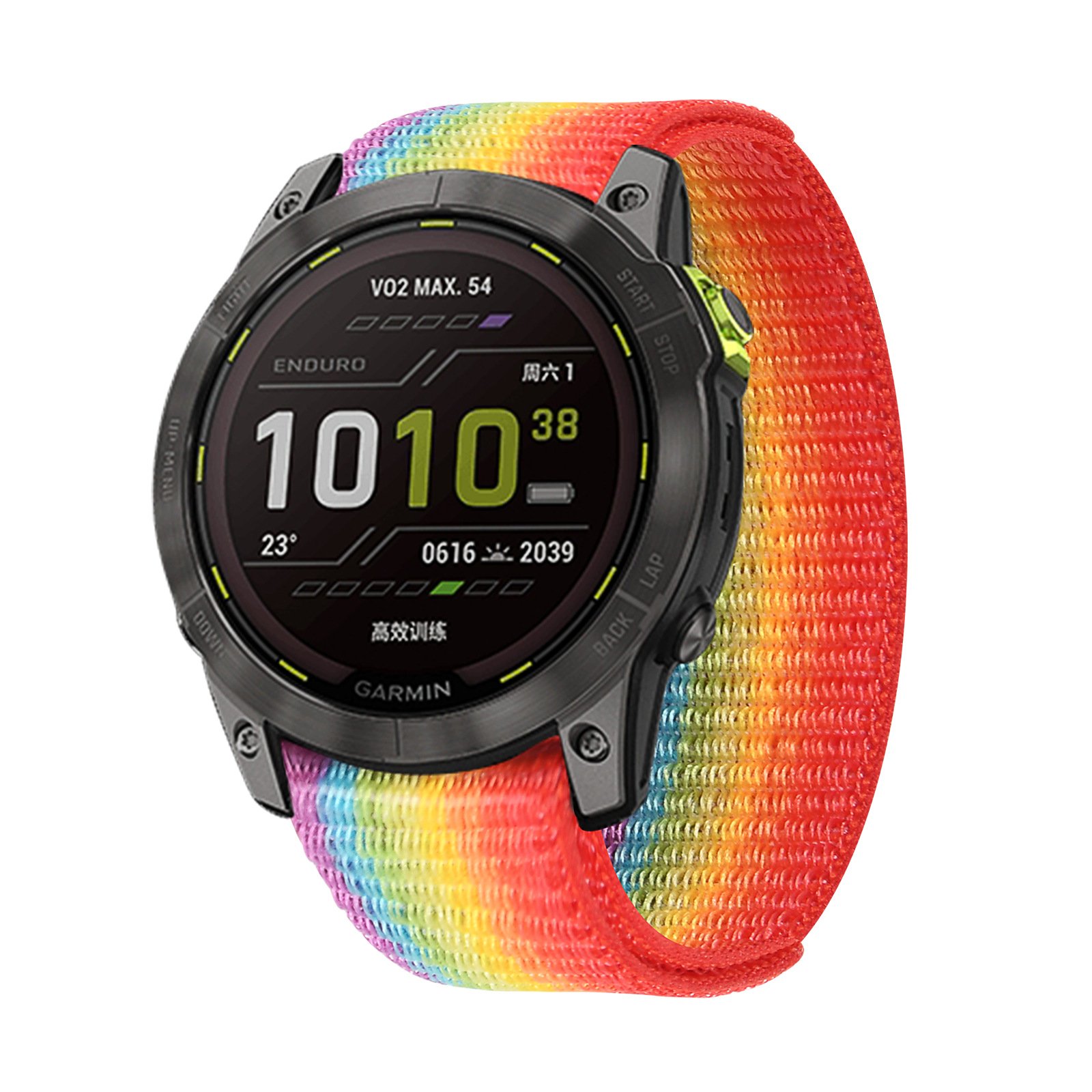 22MM 26MM Quick Release Elastic Braided Nylon Loop Replacement Smart Watch Straps for Garmin Fenix 7X 7 6 5