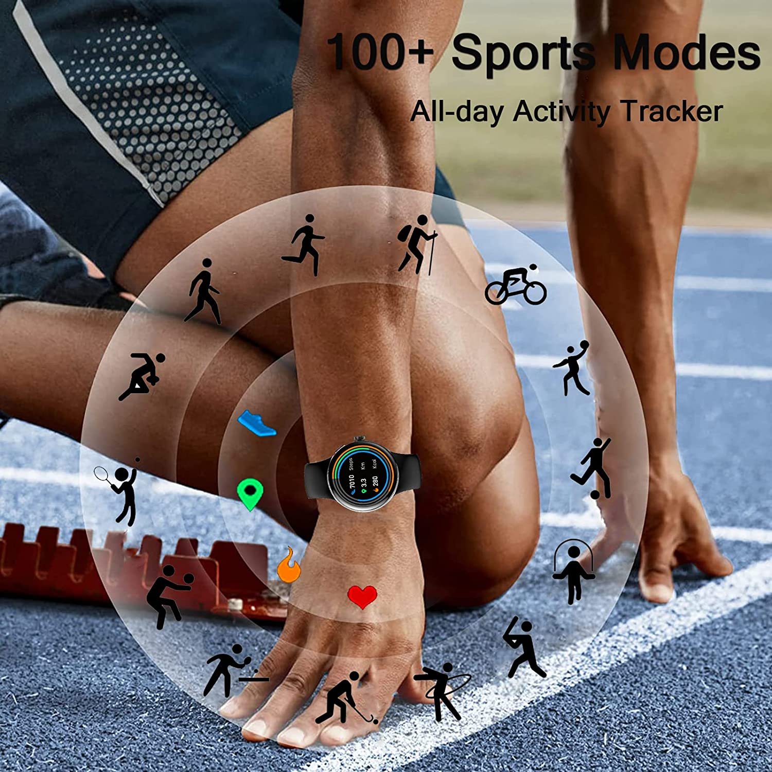 2024 Smart Watch with Amoled Display Pixel Watch for Men Women Sleep Heart Rate Monitor Reloj Inteligente Google Watch