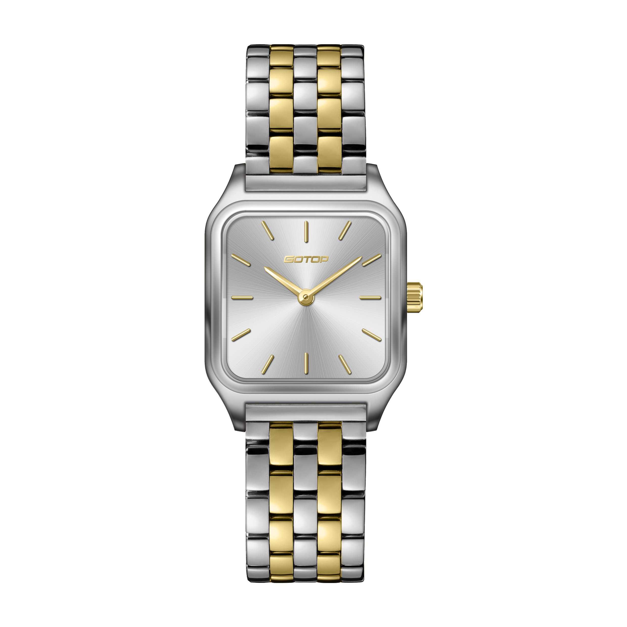 OEM Custom Logo Square Retro Quartz Fashion Vintage Female Girls Women Ladies Watch