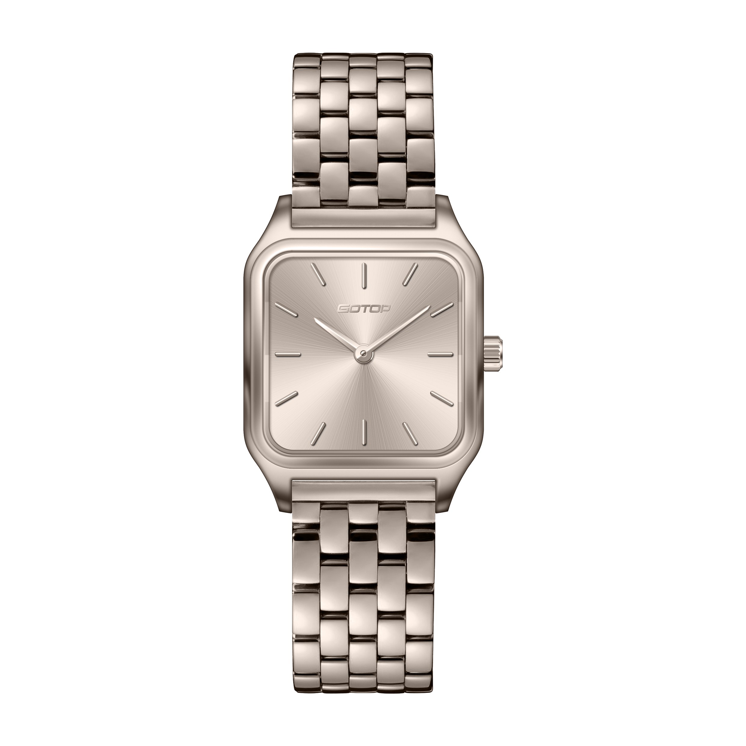OEM Custom Logo Square Retro Quartz Fashion Vintage Female Girls Women Ladies Watch