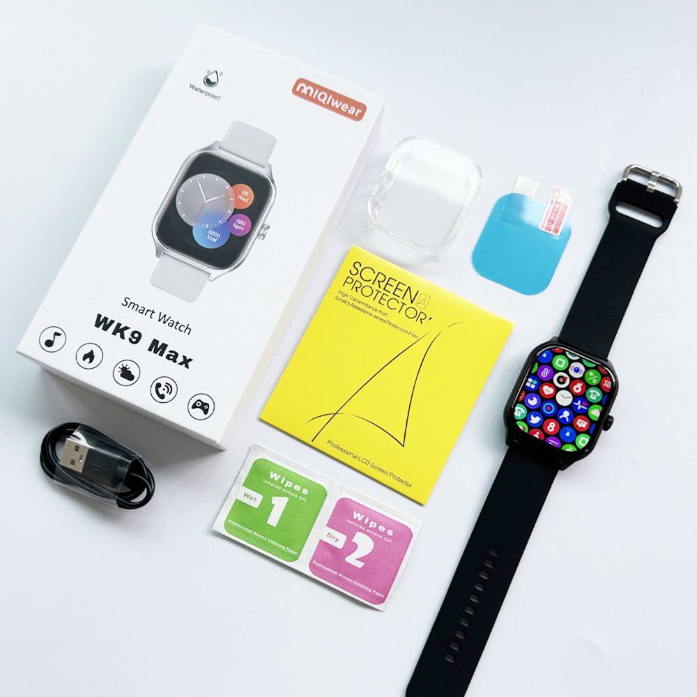 2024 High Quality Cheap Smart Watch WK-9 Max Watch9 Fitness Tracker IWO9 Series9 Smartwatch T900pro Max L Series 9 i9 s9 t800