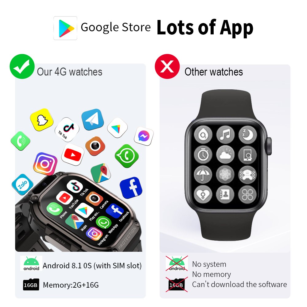 DM63 S9 Ultra 4G Smart Watch CDS9 Ultra Series With Camera Sdk Api Logo And Other Lightweight Custom Mobile Watch 4G Android