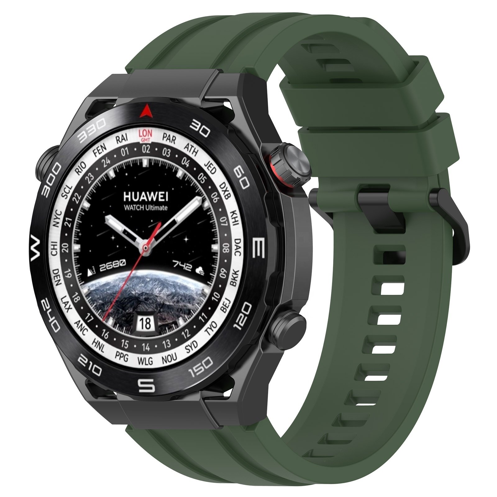 Eraysun Watch Strap Rubber For Huawei Ultimate Quick Release Watch Strap Smart Watch Accessories