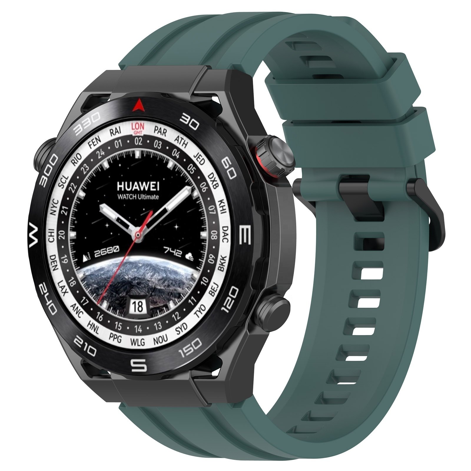 Eraysun Watch Strap Rubber For Huawei Ultimate Quick Release Watch Strap Smart Watch Accessories