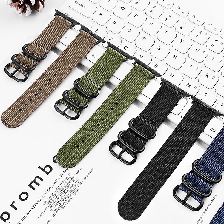 2024 Hot Selling 38/42Mm I Watch Strap Series 1 2 3 4 5 6 7 Adjustable Nylon Watch Band Smart Watch Strap For iwatch