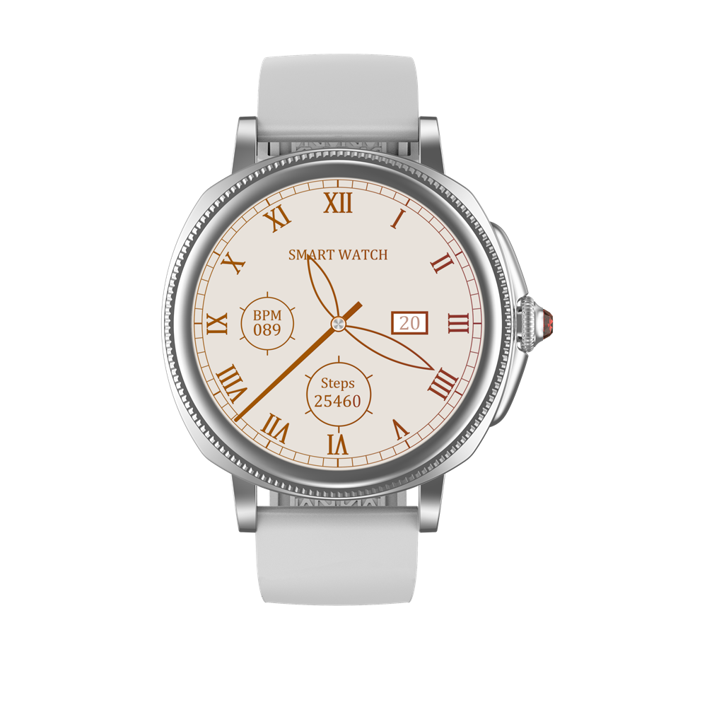 20204 Men's Fashion HD Touchscreen Watch ZL60 Health Fitness Tracker Blood Pressure Smart Strap