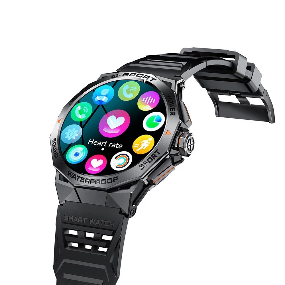 New Fashion Design K62 Reloj Intelligent Smart Watch AMOLED Pedometer Health Blood Pressure Blood Oxygen BT Calling Smart Watch