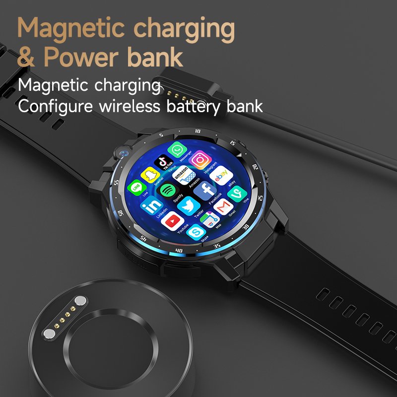 2023 New Electronic Movement Smart Watch Phone 6GB+128GB Dual Chip Dual System 4G SIM Card Call WIFI GPS Tracker