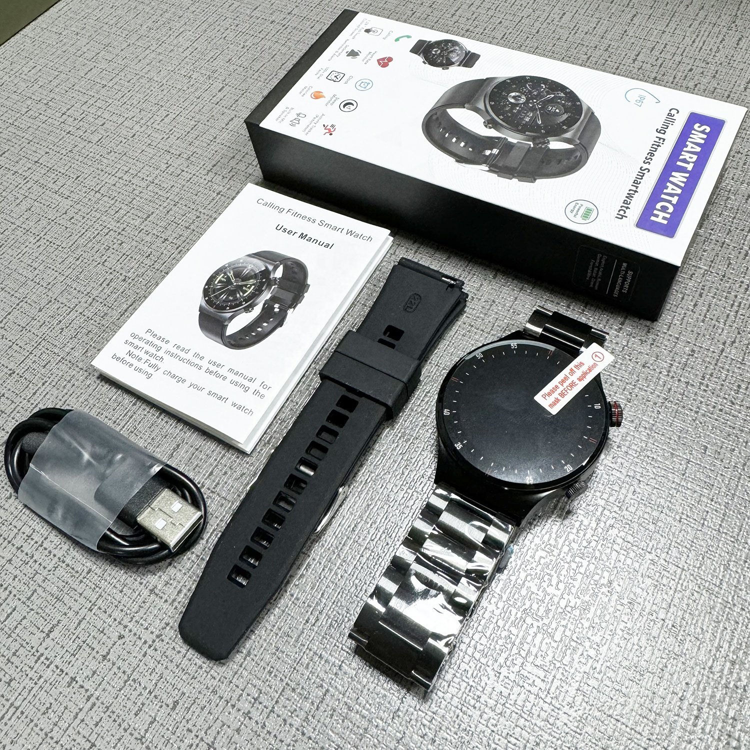 QW33 1.28'' Health Monitoring BT Call Smartwatch Reloj inteligente Hombre mujer Montre intelligente Sports Men Smart watch QW33