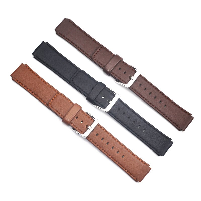 Fashion handmade upper calfskin Genuine leather quick release watch strap 18 22mm for Huawei smart watch