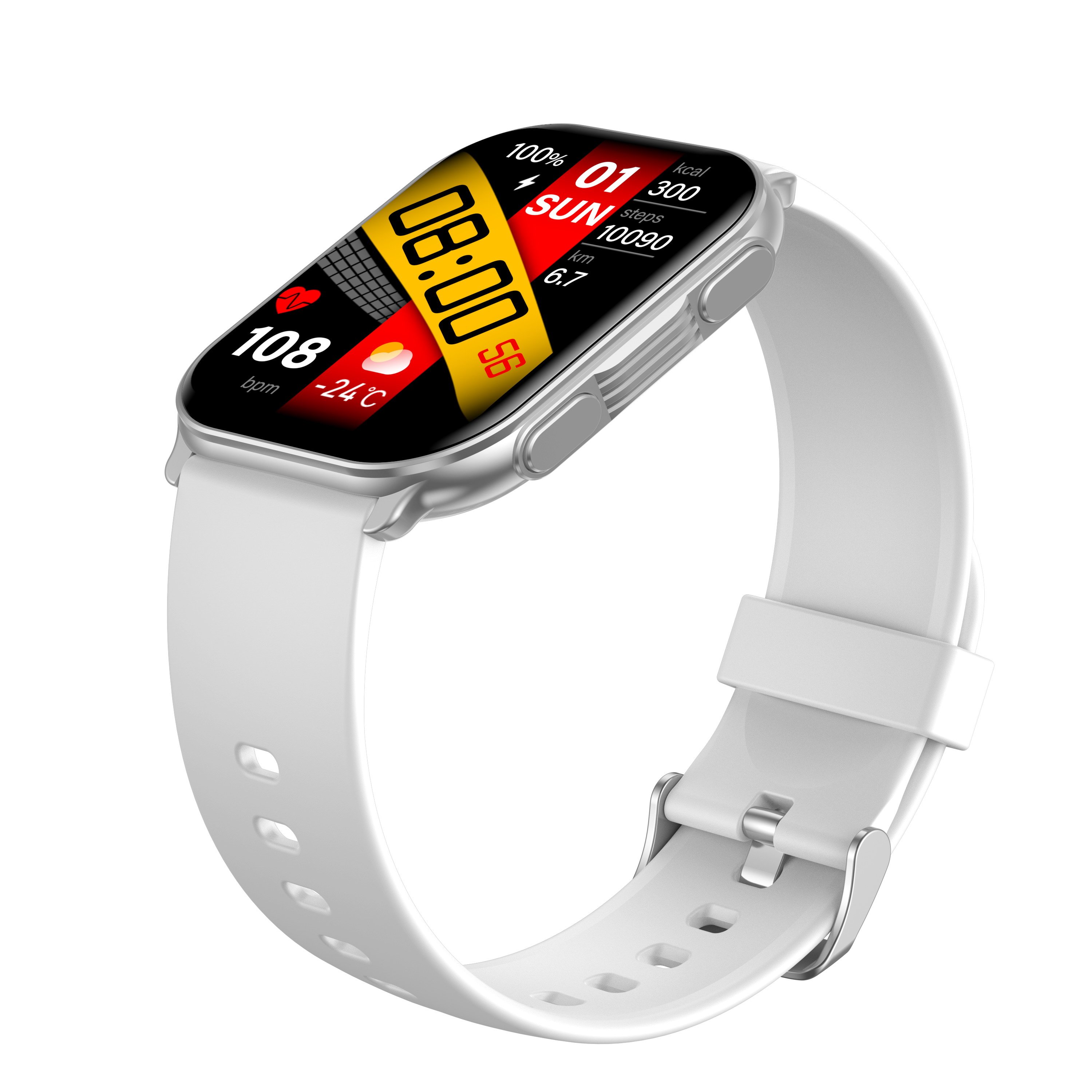 smart watch amoled display ladies mens heart rate fitness wristband magnet high quality Android montre connecte smart watch