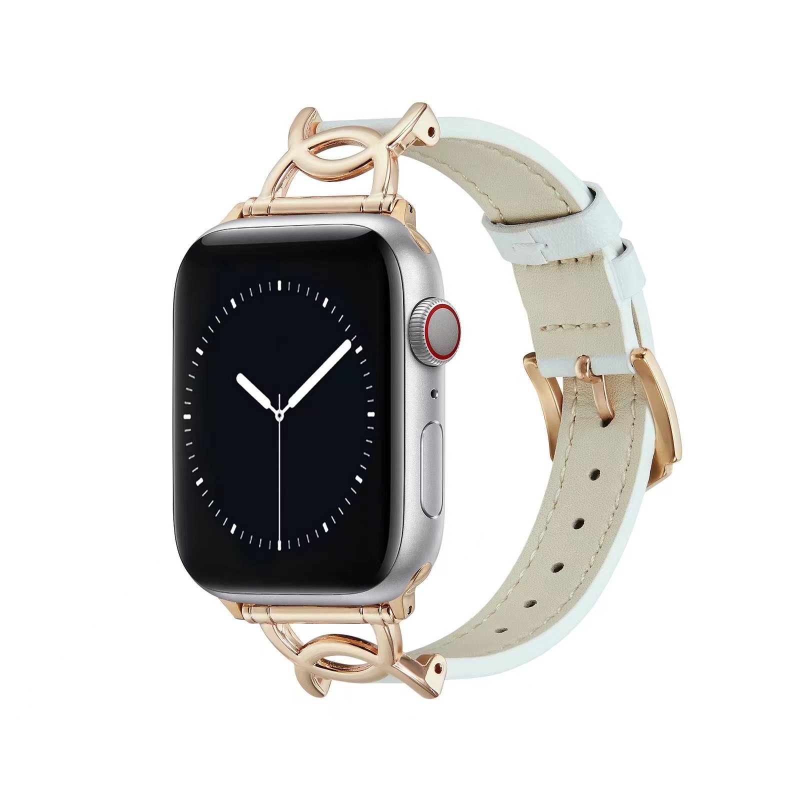 Luxury Wrist Smart Watch Band For Apple Watch Band 8 49mm Genuine Leather 38/40/41mm 42/44/45mm