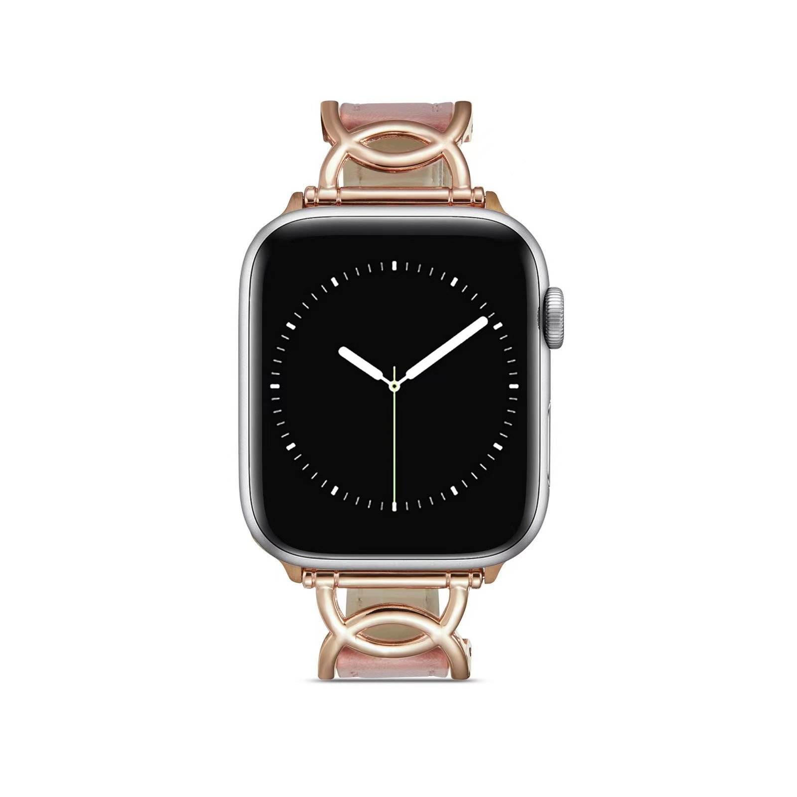 Luxury Wrist Smart Watch Band For Apple Watch Band 8 49mm Genuine Leather 38/40/41mm 42/44/45mm