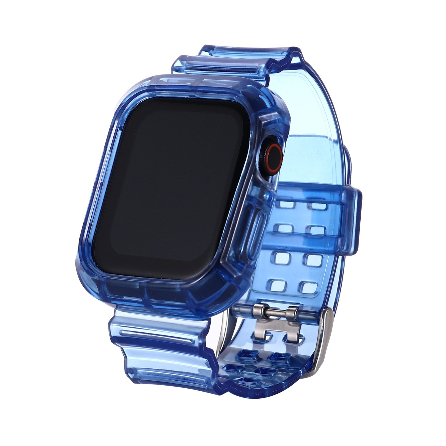 Leyi Smart Watch Tpu Transparent Clear Bands Luxury Band For Iphone Iwatch Watches 49mm 45mm Strap
