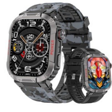 2024 Smartwatch TK25 Sport Smart Watch 2.02 inch IPS Screen BT Call IP68 Three Proof Outdoors Intelligent Rotating Fitness Track