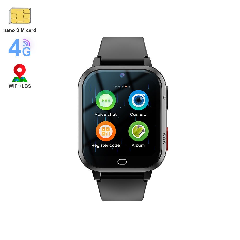 2023 Kids smart watch K18 IP67 waterproof children watch Video call 4G smartwatch with nice color straps and big battery 800mAh