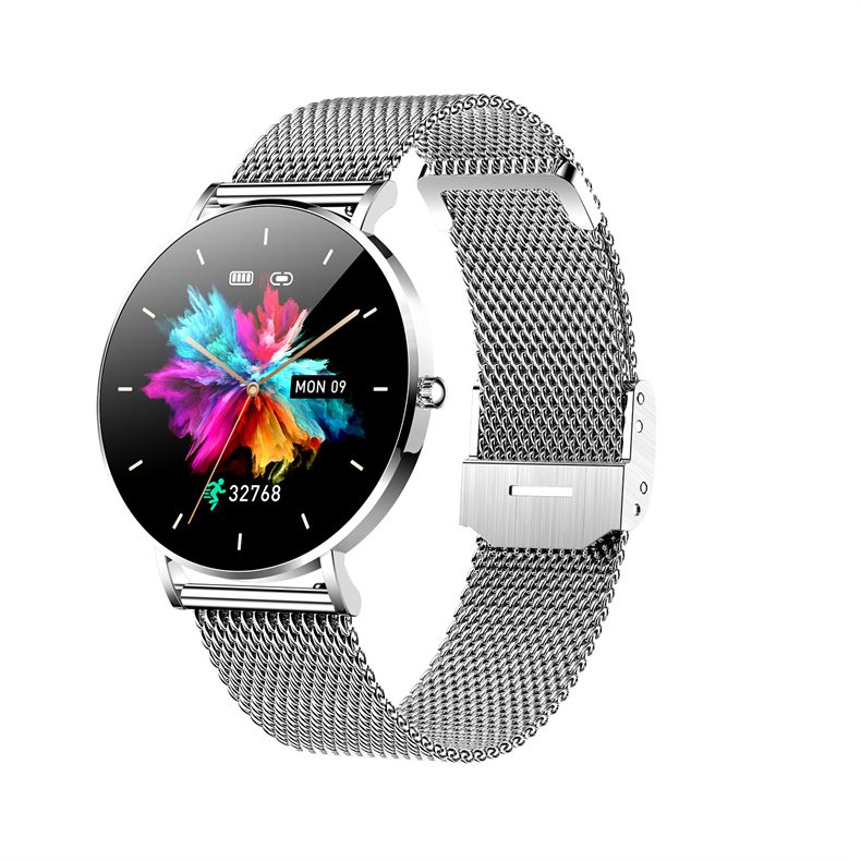 Round Fitness Tracker BT call Blood Pressure Heart Rate Waterproof reloj inteligente Sport Smart Bracelet T8 Lady Smart watch
