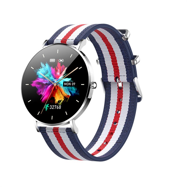 Round Fitness Tracker BT call Blood Pressure Heart Rate Waterproof reloj inteligente Sport Smart Bracelet T8 Lady Smart watch