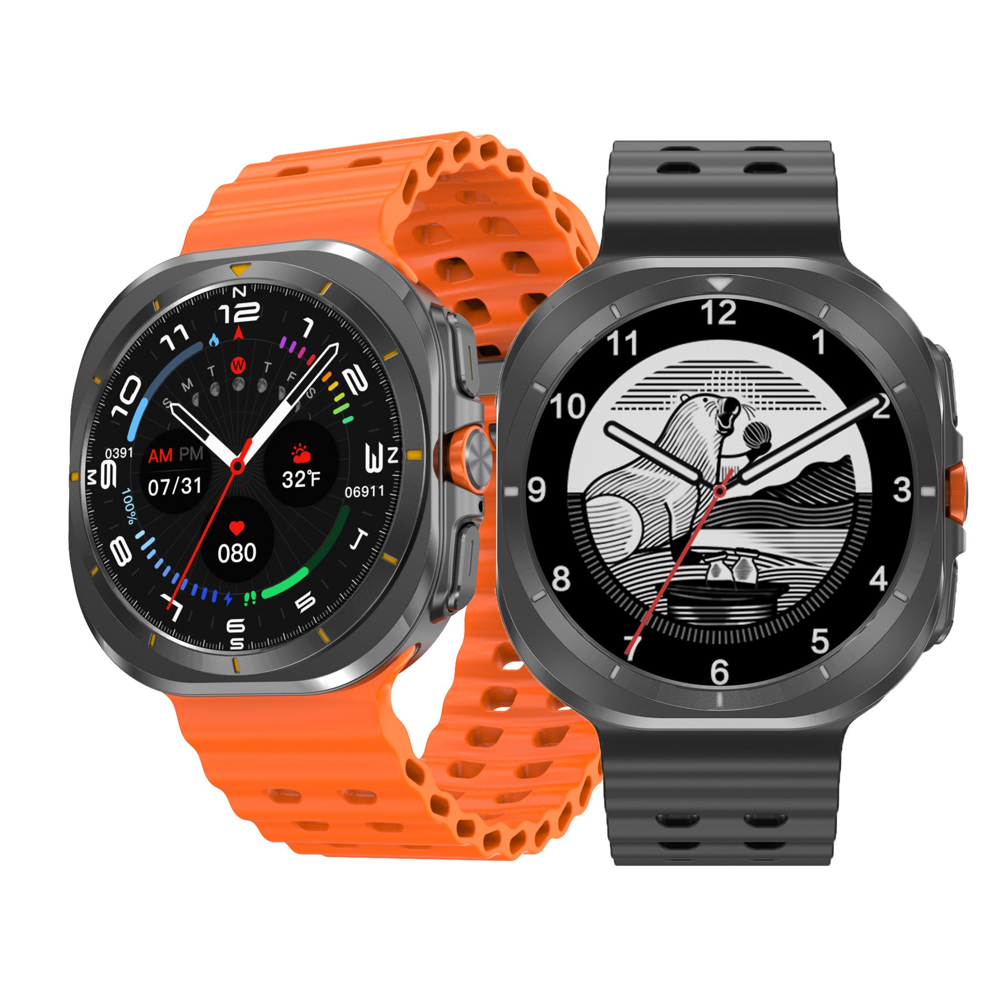 2024 NEW Arrival W7 DT WATCH ULTRA Smart Watch 1.5 Inch Screen 300mah Capacity Battery AI Voice Smartwatch For Men Women