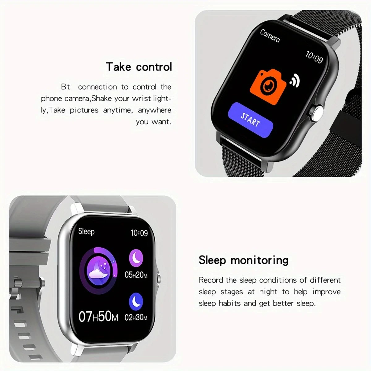 Eraysun 2024 Hot Selling Smart Watch Sport Fitness Call Waterproof Custom Reloj Custom SmartWatch Big Touch Screen For Men Women