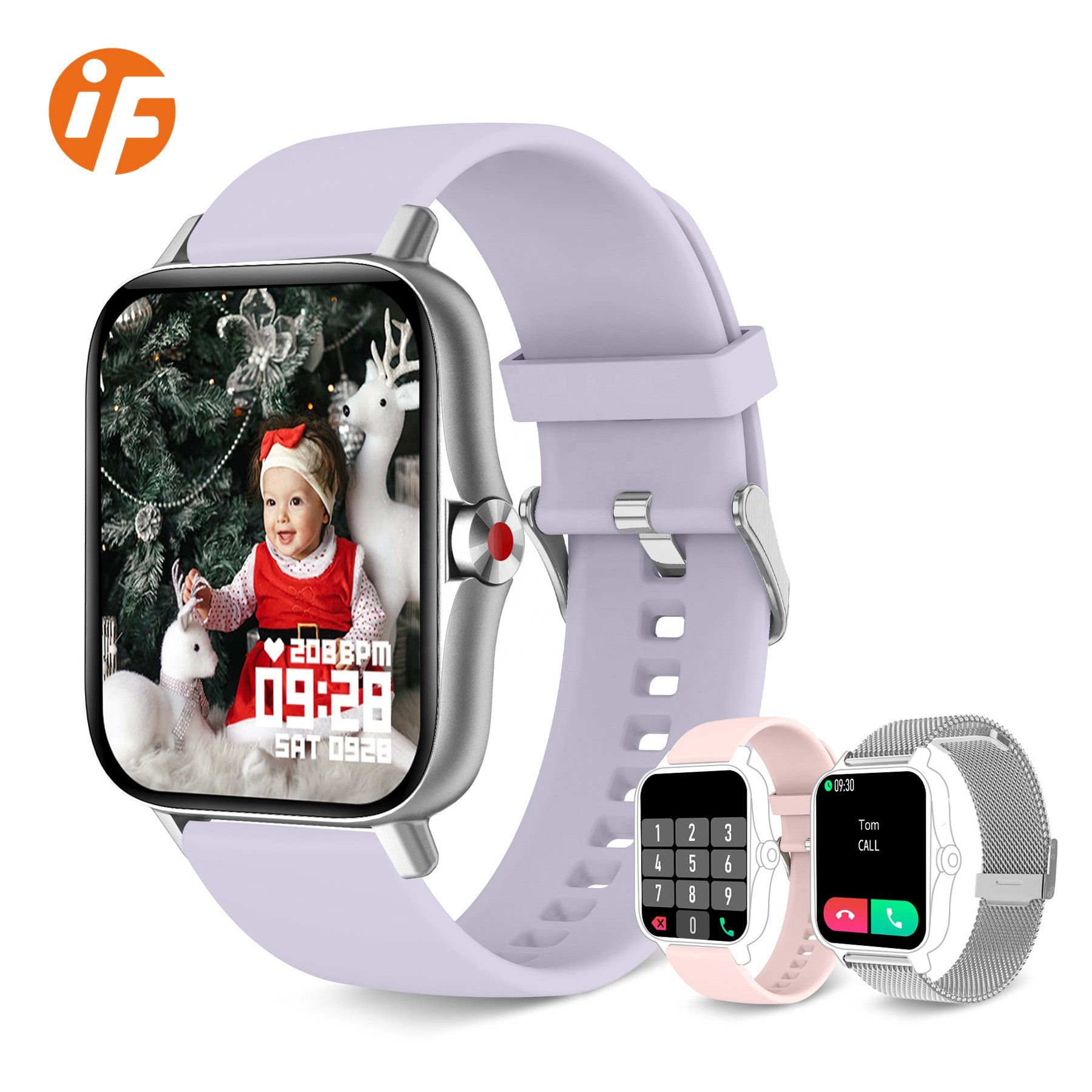 Hot Selling INNOFOVO waterproof ip68 smart watch with music for men women