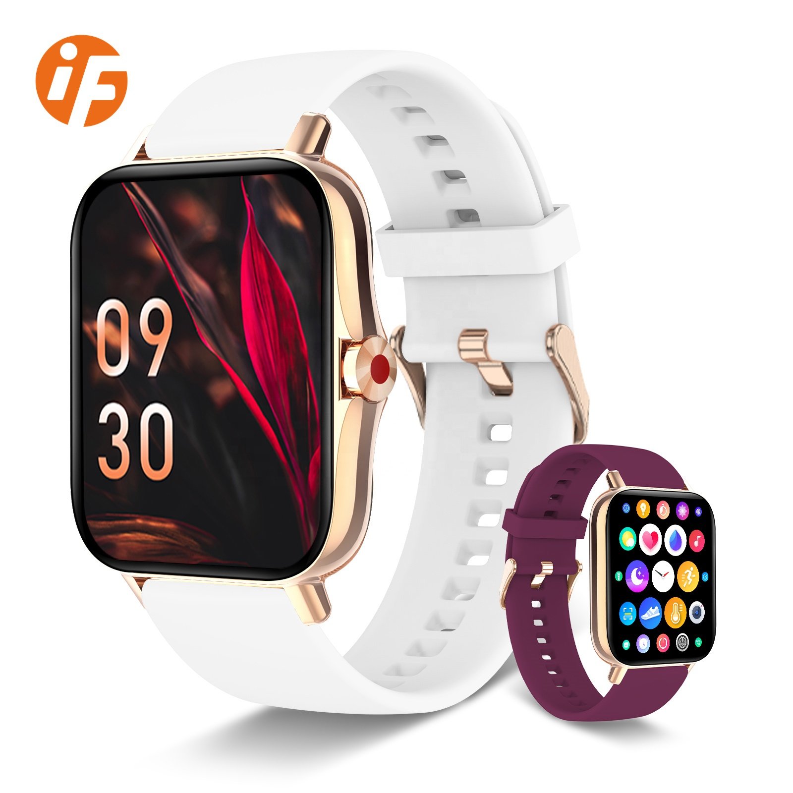 Hot Selling INNOFOVO waterproof ip68 smart watch with music for men women