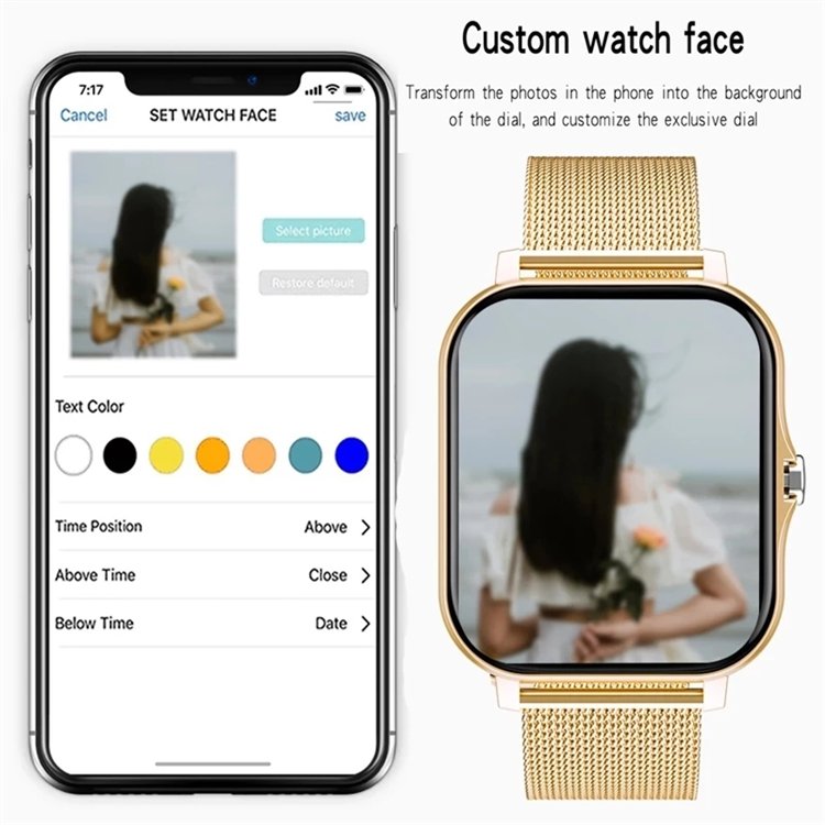 LIGE 2022 New Smartwatch Men 1.69" Color Screen Full touch Fitness Tracker Call Smart Clock Ladies Smart Watch Women