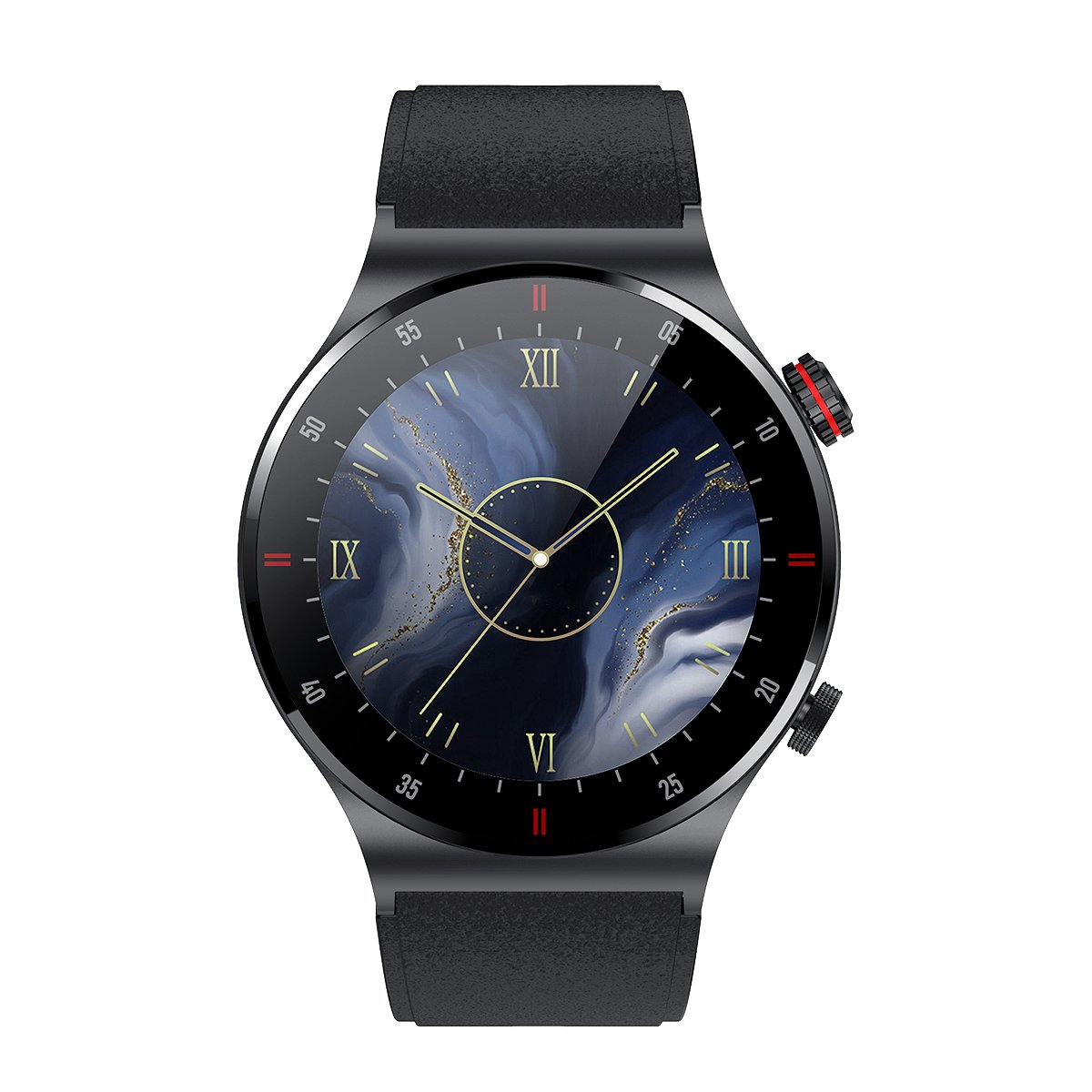 QW33 1.28 inch IPS Round Screen Magnetic Charging Smart Watches Fundo App BT Calling Health Monitoring Smart Watch with NFC