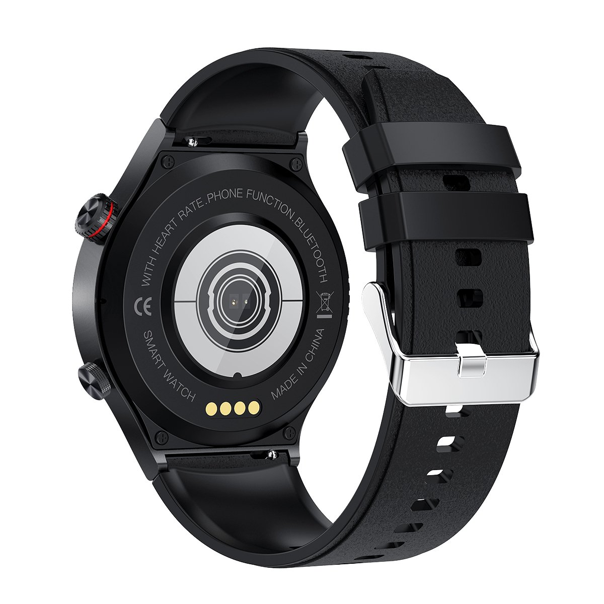 QW33 1.28 inch IPS Round Screen Magnetic Charging Smart Watches Fundo App BT Calling Health Monitoring Smart Watch with NFC