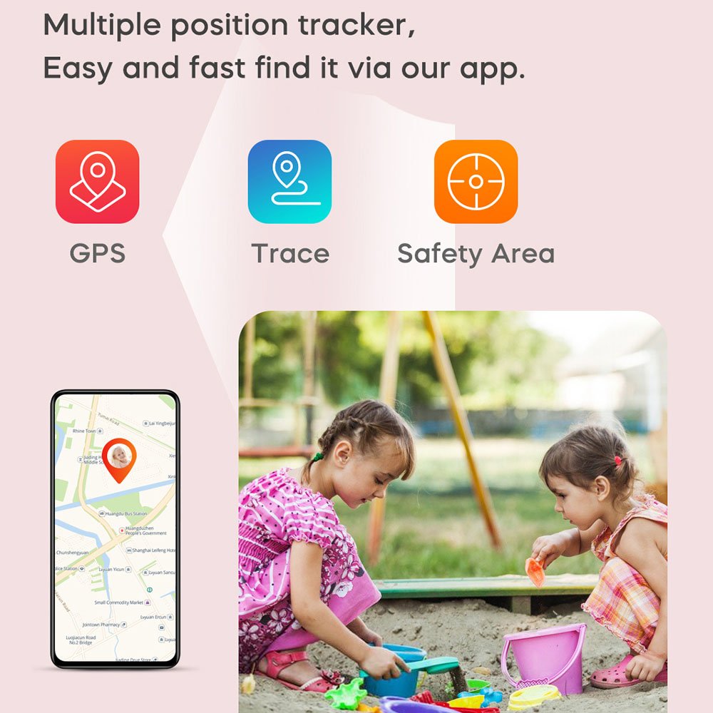 Smart watch kids 2023 Big battery 800mAh long standby time 4G video call smartwatch children GPS tracker K18 with SOS button