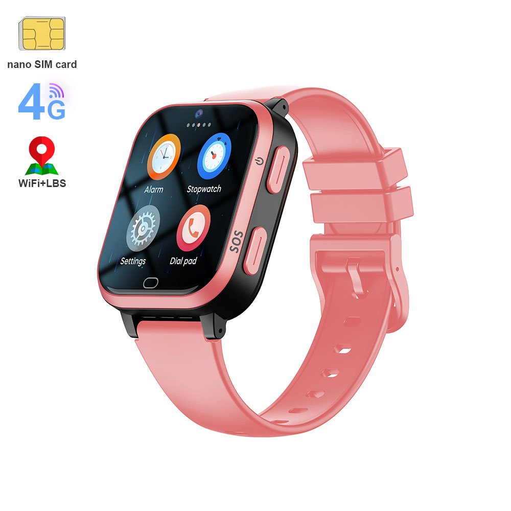 Smart watch kids 2023 Big battery 800mAh long standby time 4G video call smartwatch children GPS tracker K18 with SOS button