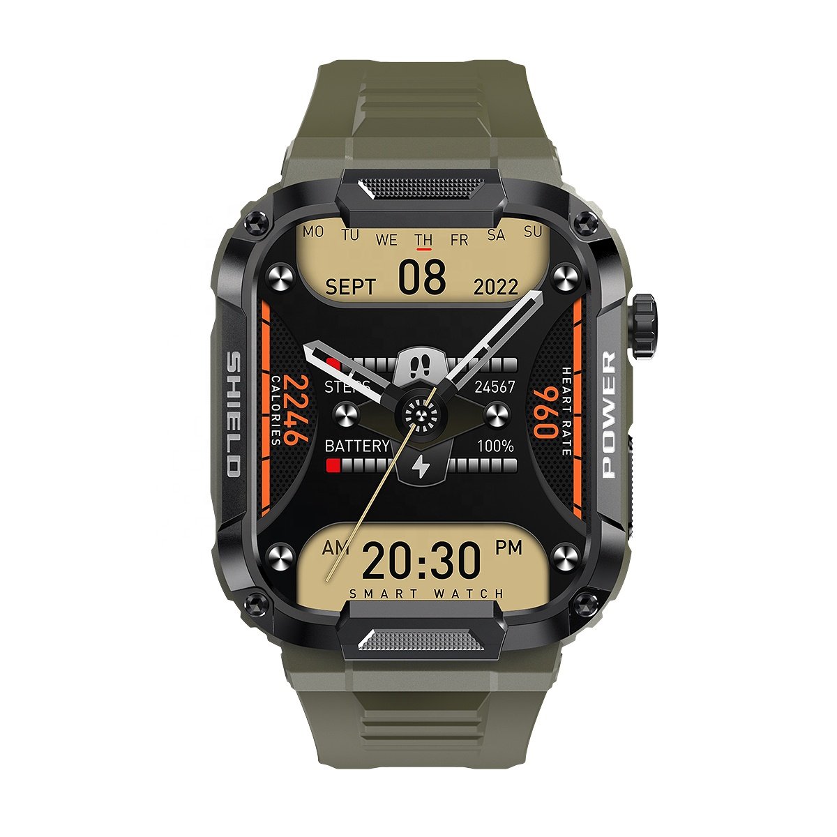 MK66 Smart Watch 400mAh Large Battery Waterproof Outdoor Sports Smartwatch for Men