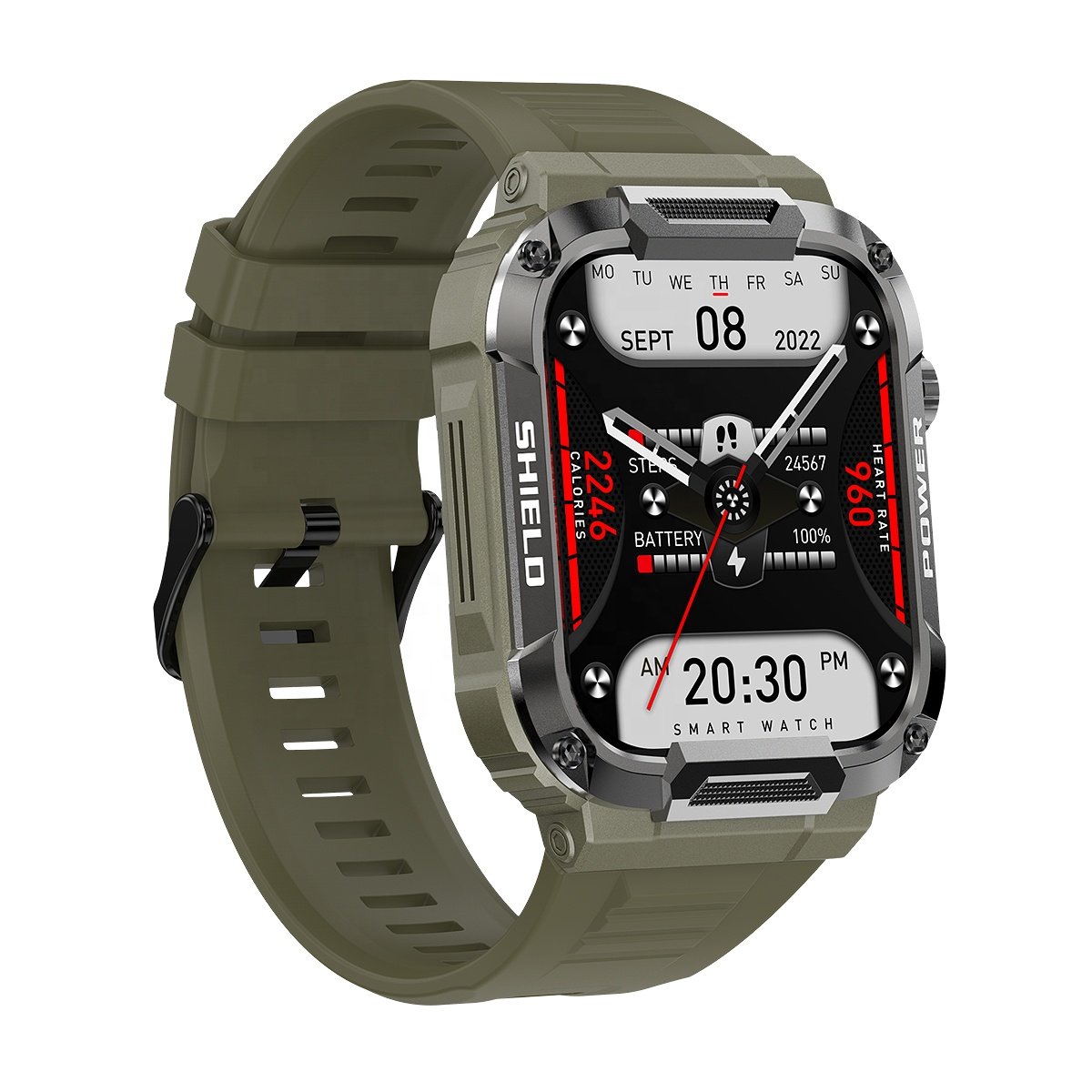 MK66 Smart Watch 400mAh Large Battery Waterproof Outdoor Sports Smartwatch for Men