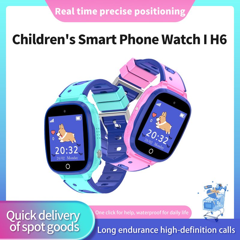 Dual cameras 4G kids smart watch with calling Lbs Wifi Location Video 1.69 inch Smart Watches For Kids