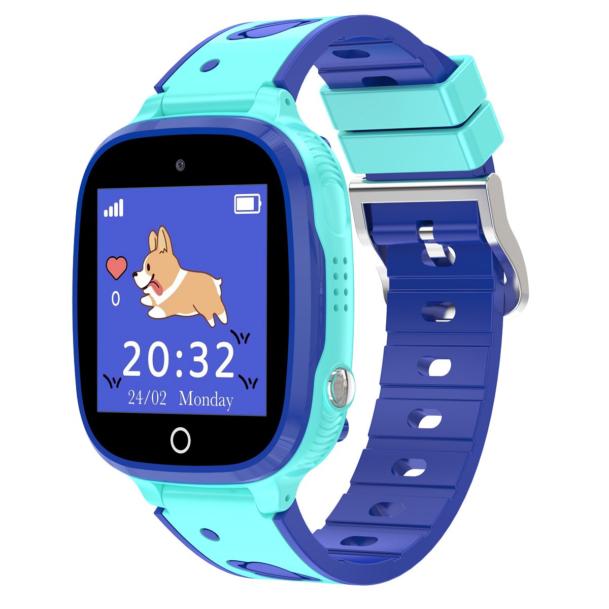 Dual cameras 4G kids smart watch with calling Lbs Wifi Location Video 1.69 inch Smart Watches For Kids