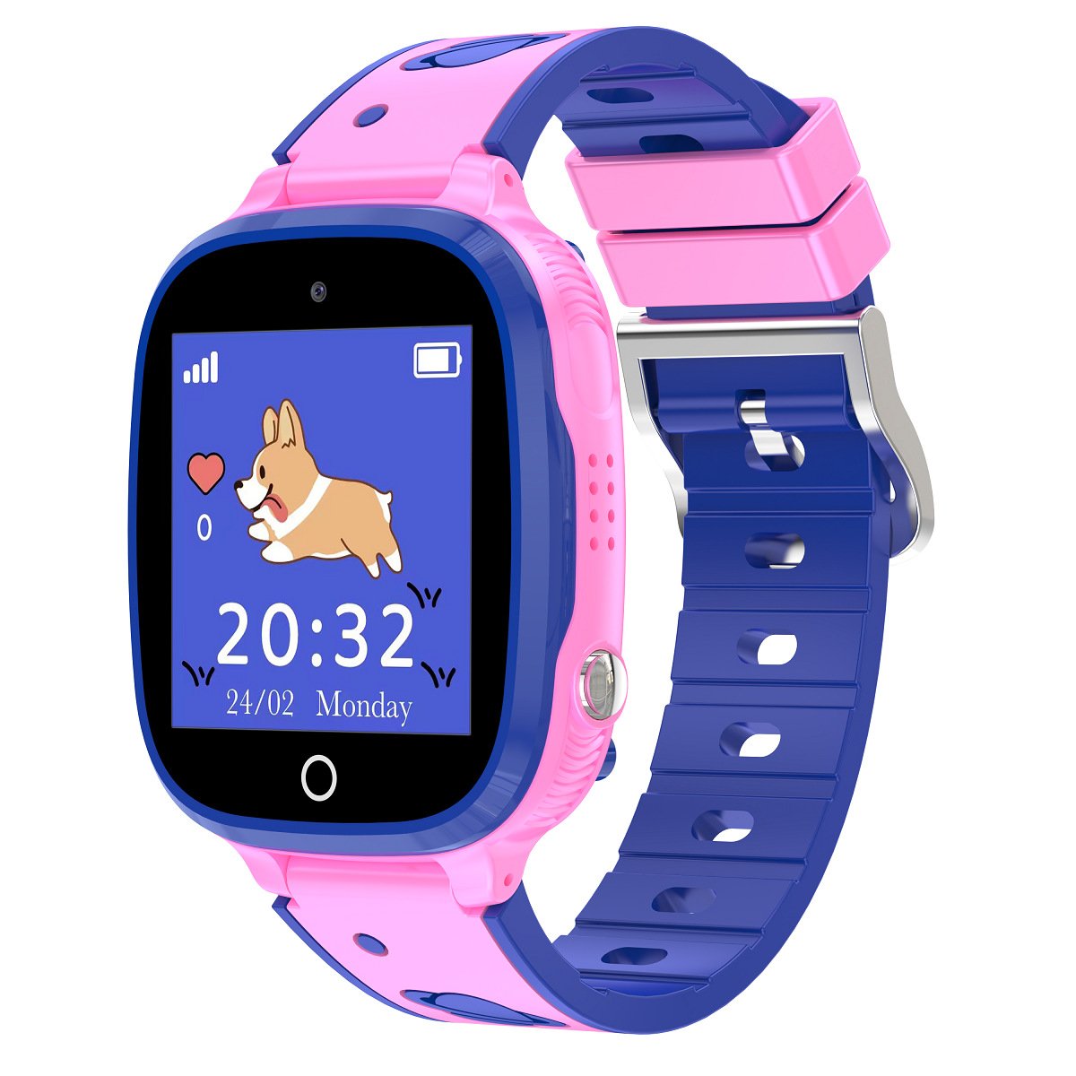 Dual cameras 4G kids smart watch with calling Lbs Wifi Location Video 1.69 inch Smart Watches For Kids
