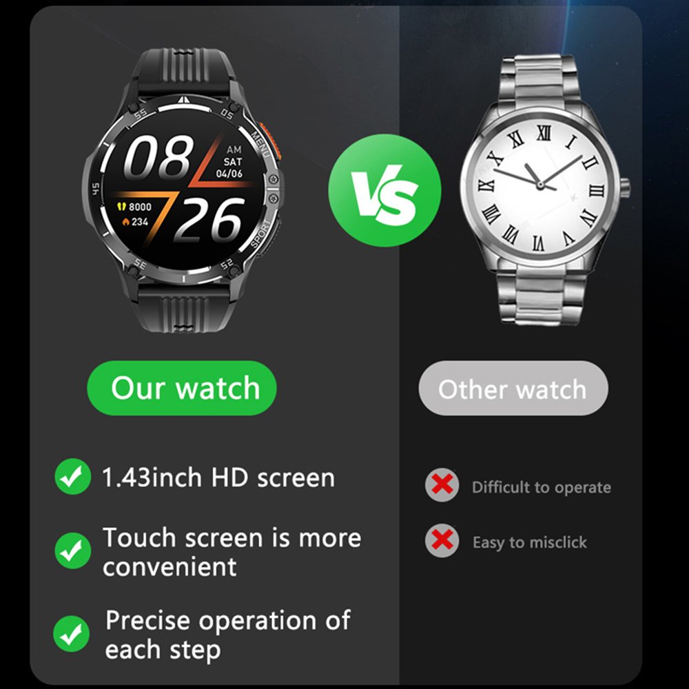 round smart watch with call function rugged smart watch amoled display waterproof 30 meters watches X8 unique combination