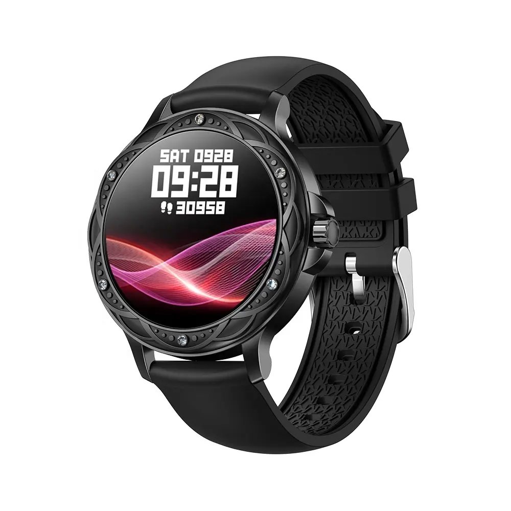 2024 new arrival ladies luxury watch CF12 Definition Round Screen Touch smart watch BT call waterproof fashion Smartwatch women