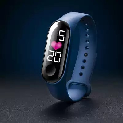 Primary school children's gift animal Led touch screen digital smart clock band cartoon cute watch