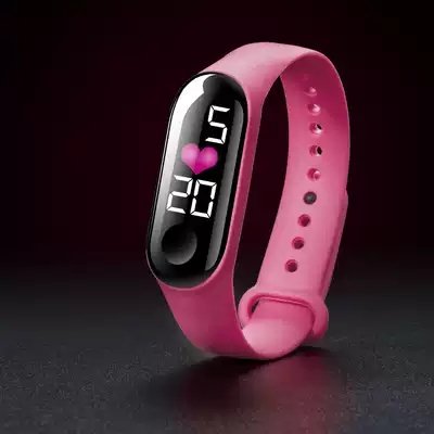 Primary school children's gift animal Led touch screen digital smart clock band cartoon cute watch