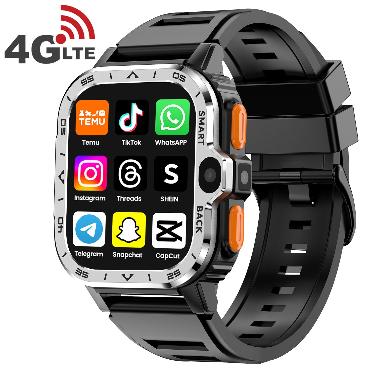 VALDUS Android 4G Sim Card Phone Smartwatch GPS WIFI Dual Mobile Video Camera hombre PGD Smart Watch RAM 2GB ROM 16GB