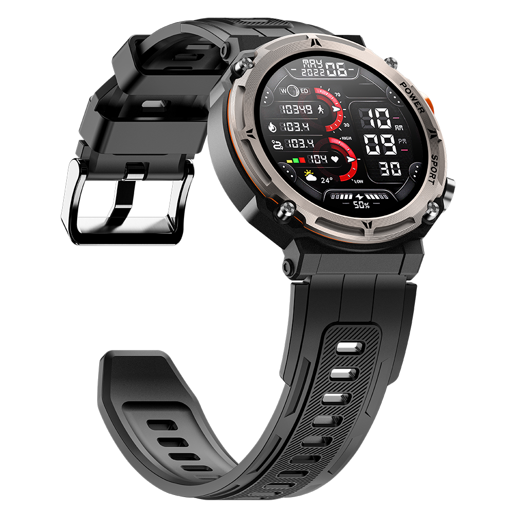 New Arrival C21 Pro Rugged Reloj Smart Watch Hombre Dustproof 10M Depth Waterproof Outdoor Sport Fitness Tracker Smartwatch