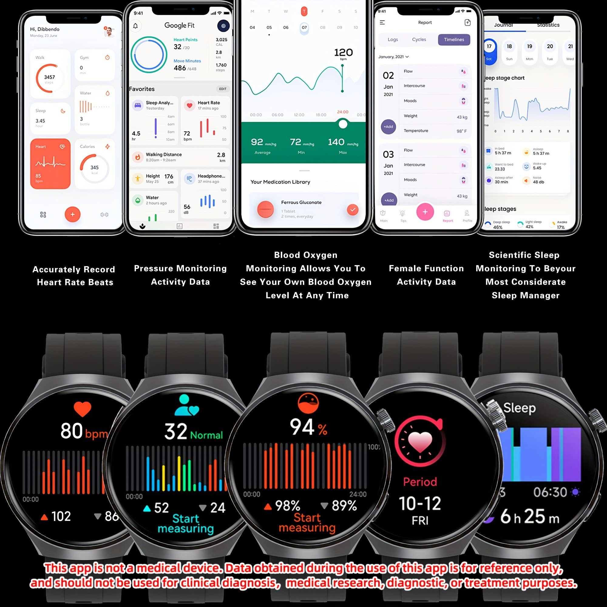 SENBONO V19 Smart watch Men 1.39'' HD screen BT calling Waterproof Heart rate Sports Fitness Bracelet woman Men Smartwatch