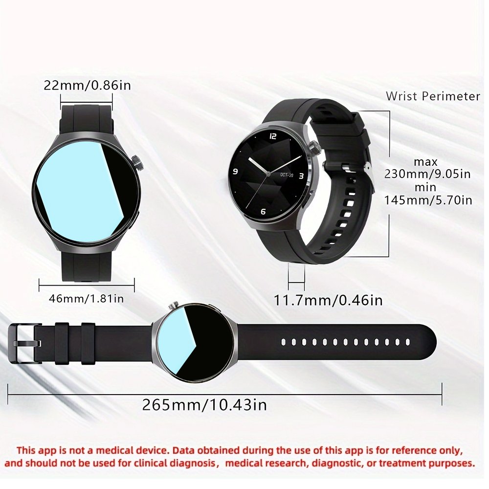 SENBONO V19 Smart watch Men 1.39'' HD screen BT calling Waterproof Heart rate Sports Fitness Bracelet woman Men Smartwatch